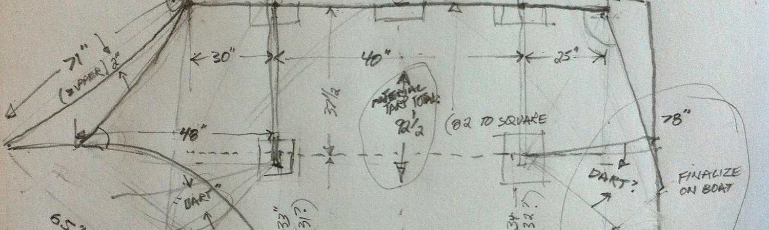 inventoried poles at hand, selected 78 Inch length for more shoulder room inside tent, and developed key dimensions - by Dale Simonson - Lizenz: CC BY-SA 2.0 - Quelle: https://www.flickr.com/photos/45877650@N00/14722867150